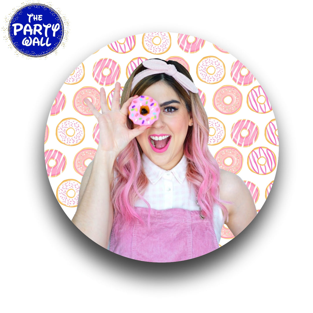 Mis Pastelitos - Funda para mampara circular