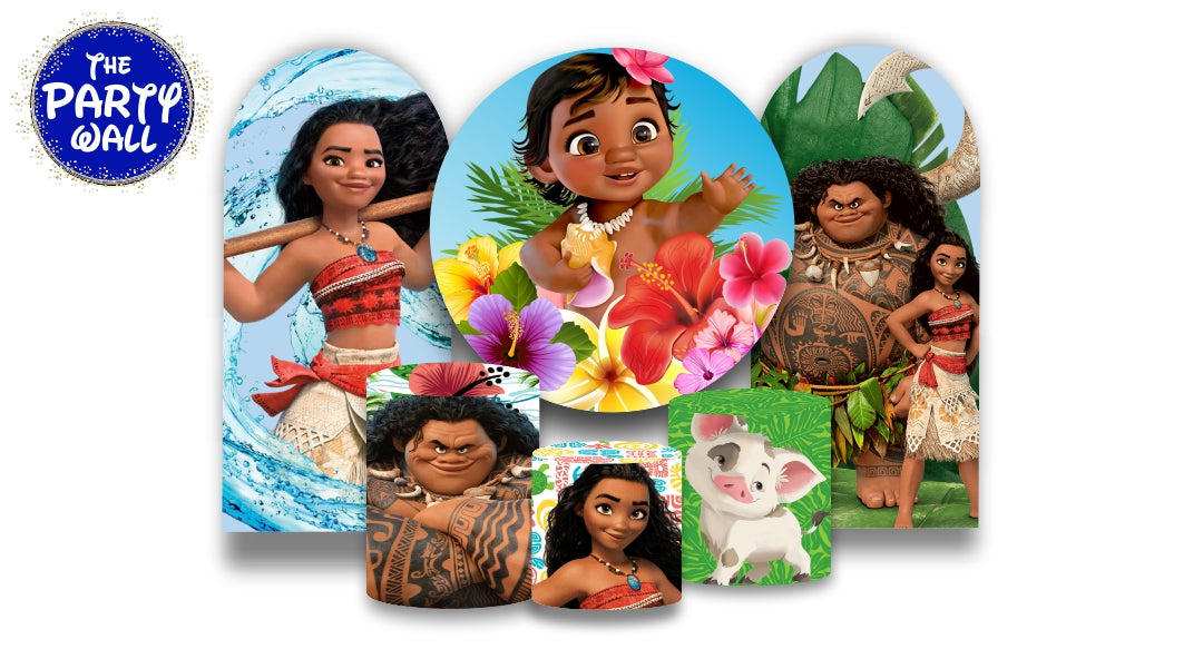 Moana - Fundas para set + 2 complementos