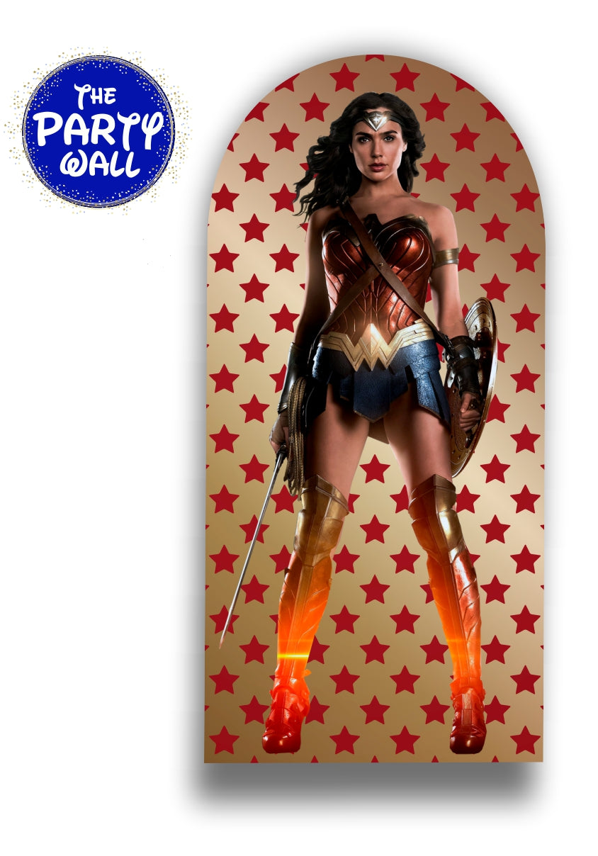 Mujer Maravilla - Funda para mampara de punta redonda