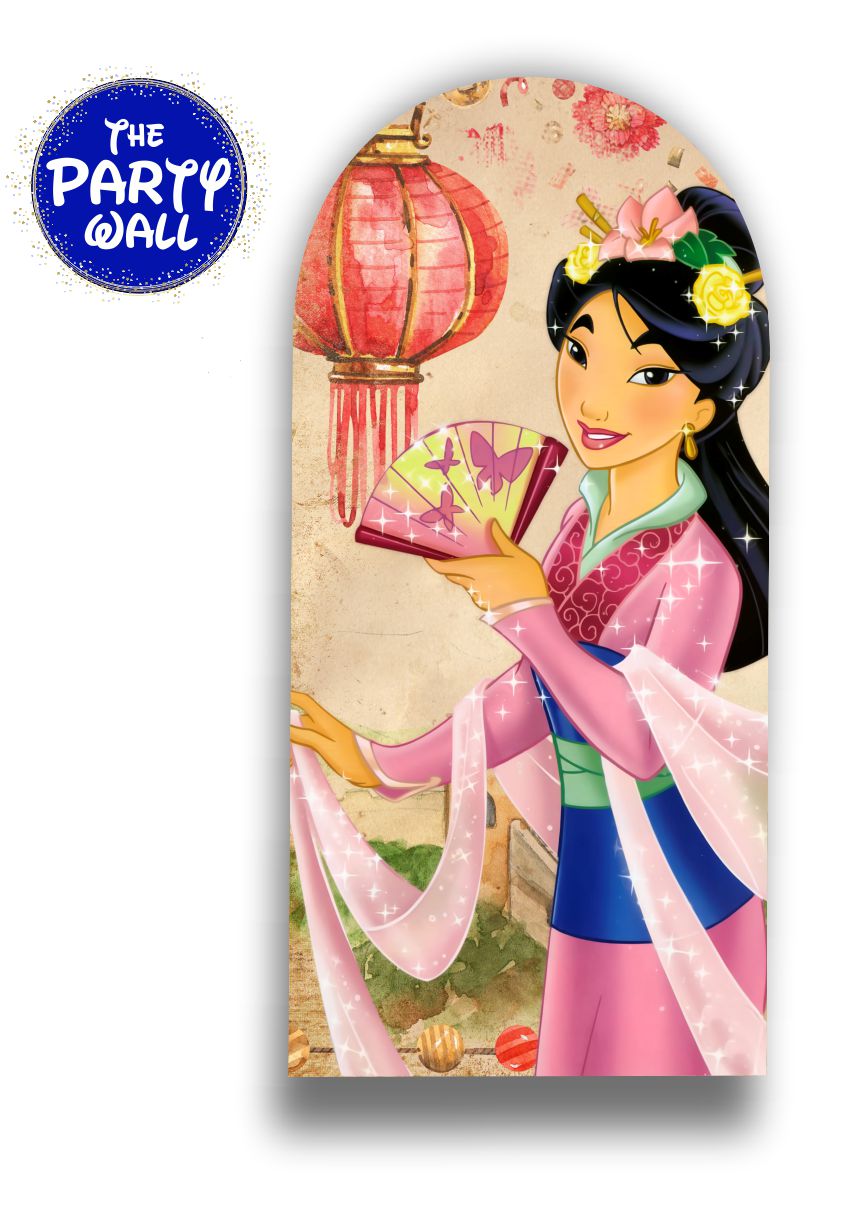 Mulan - Funda para mampara de punta redonda