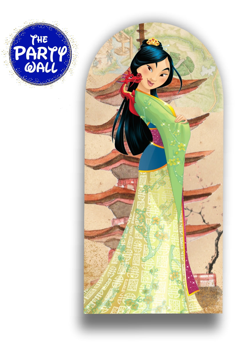 Mulan - Funda para mampara de punta redonda