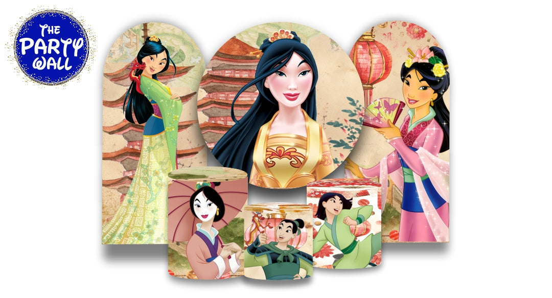 Mulan - Fundas para set + 2 complementos
