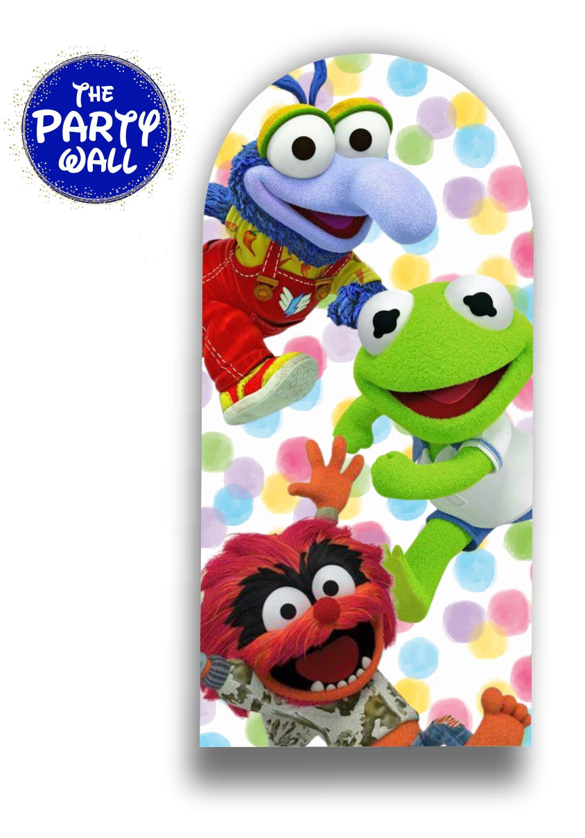 Muppet Babies - Funda para mampara de punta redonda