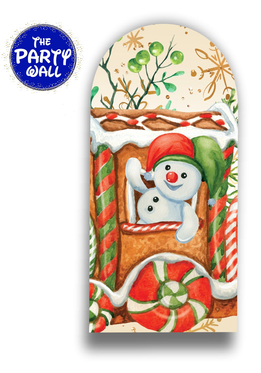 Navidad - Funda para mampara de punta redonda