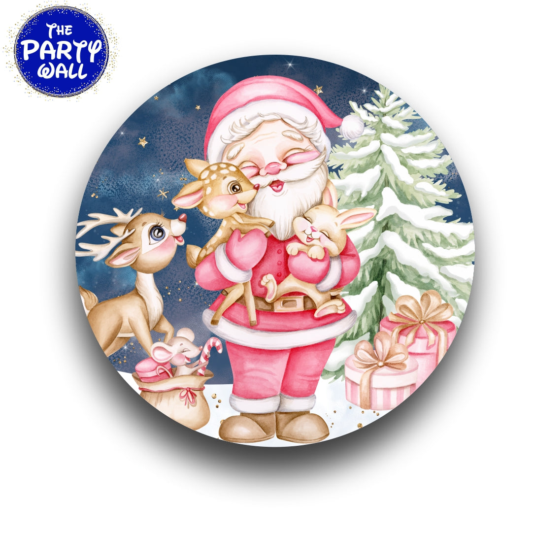 Navidad - Funda para mampara circular