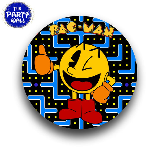 Pac-Man - Funda para mampara circular