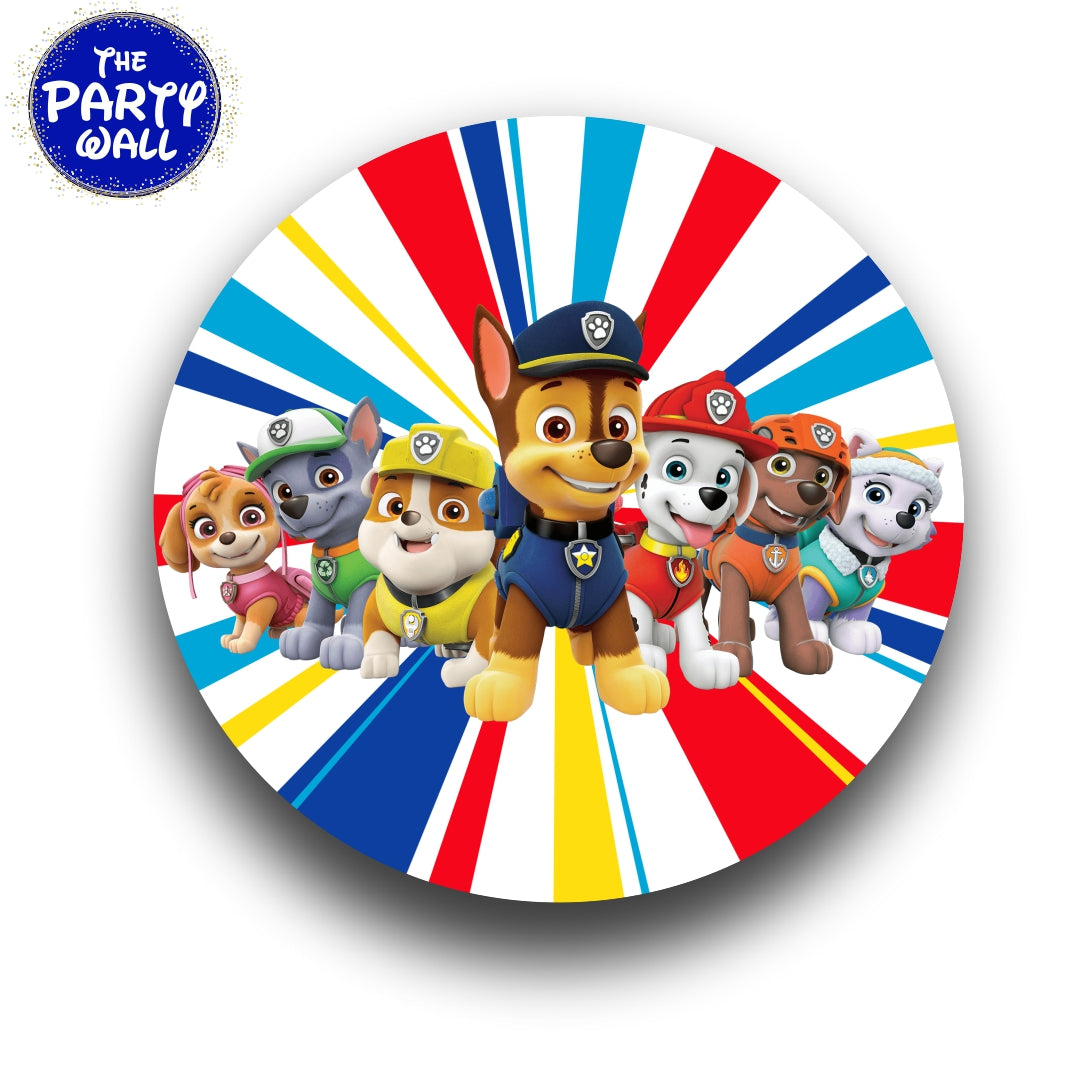 Paw Patrol - Funda para mampara circular