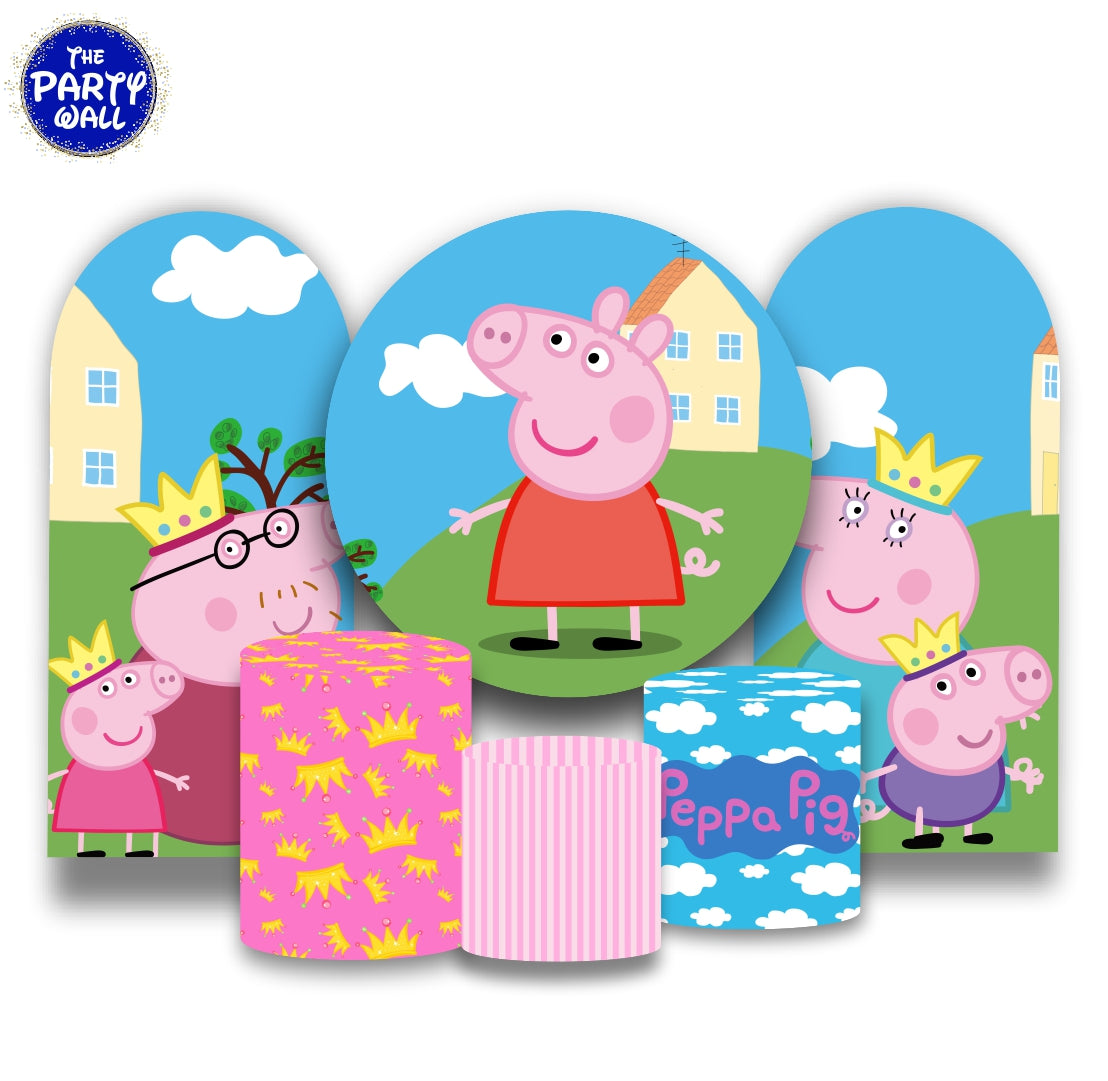 Peppa Pig - Fundas para set + 2 complementos