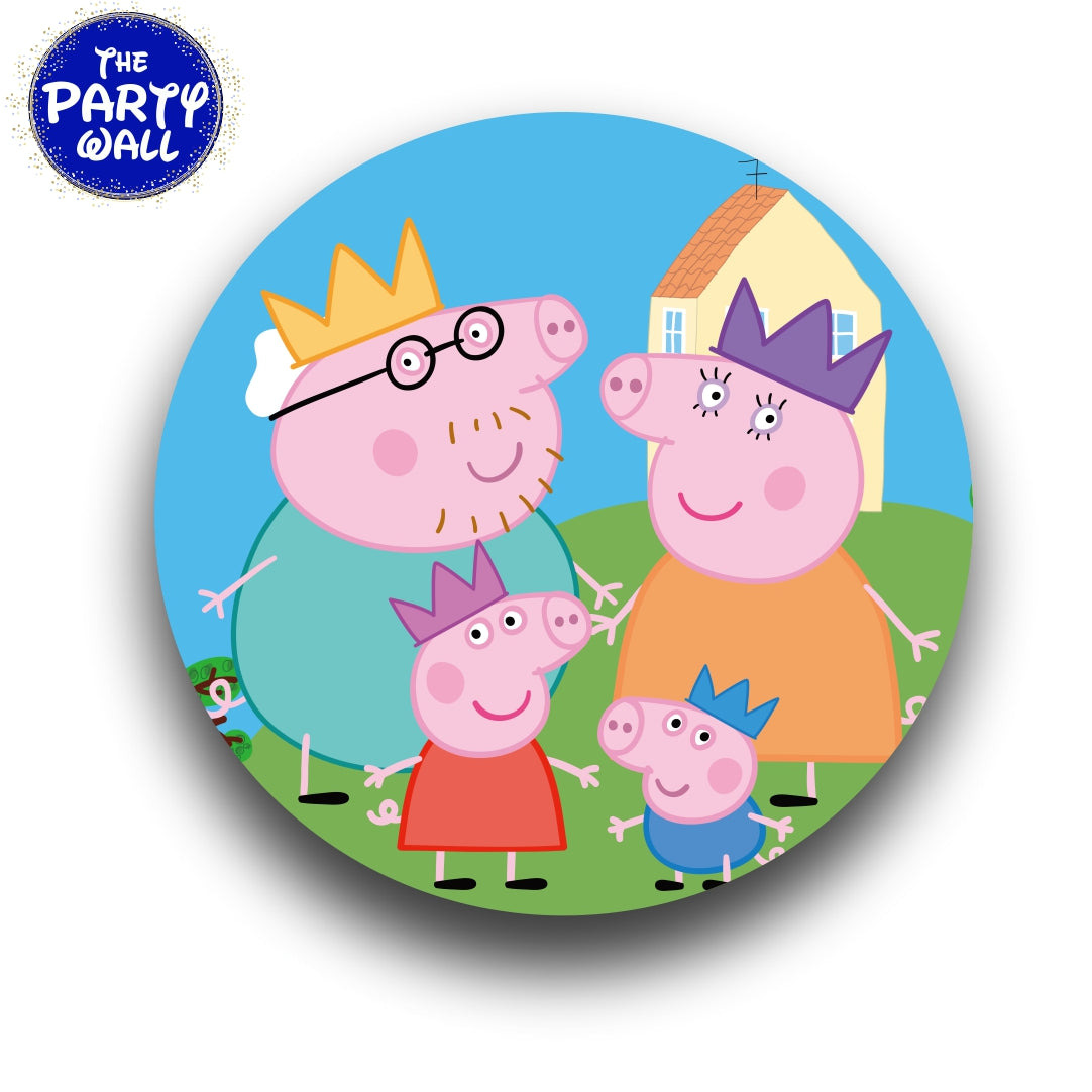 Peppa Pig - Funda para mampara circular