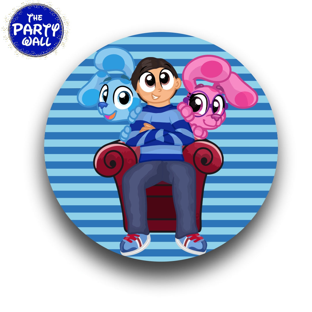 Pistas de Blue - Funda para mampara circular