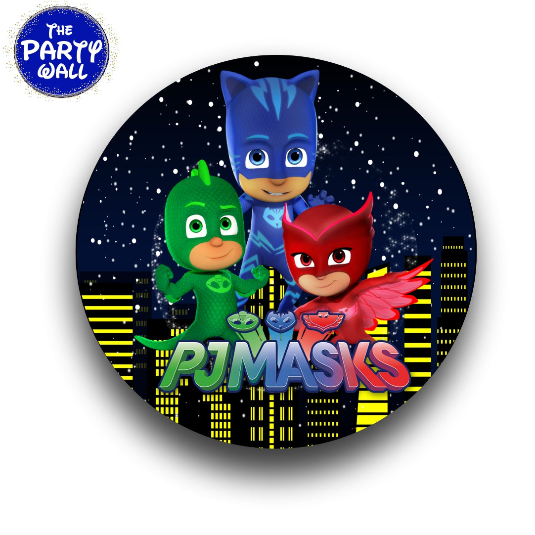 PjMasks - Funda para mampara circular
