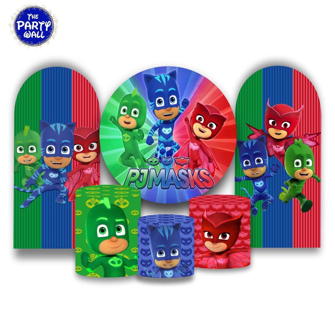 PjMasks - Fundas para set + 2 complementos