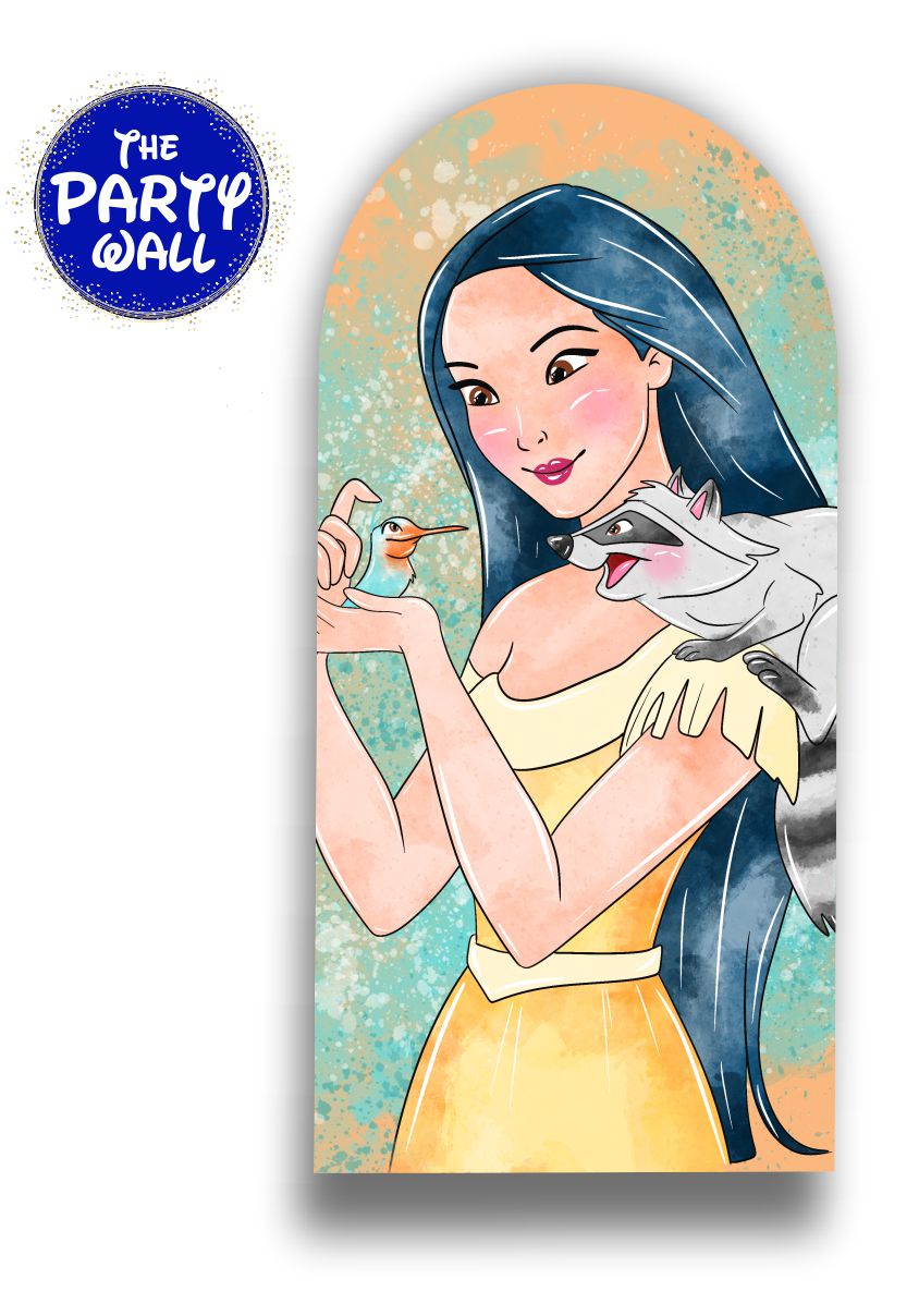 Pocahontas - Funda para mampara de punta redonda