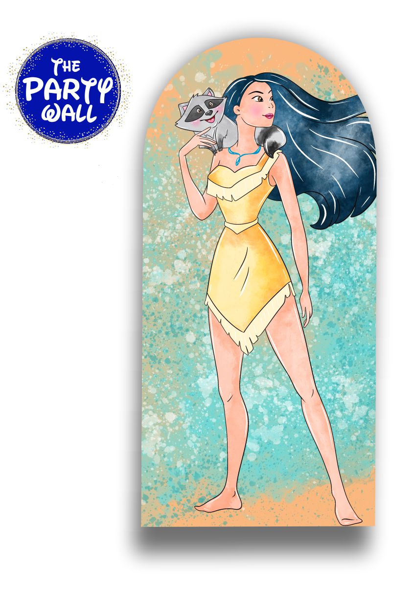 Pocahontas - Funda para mampara de punta redonda