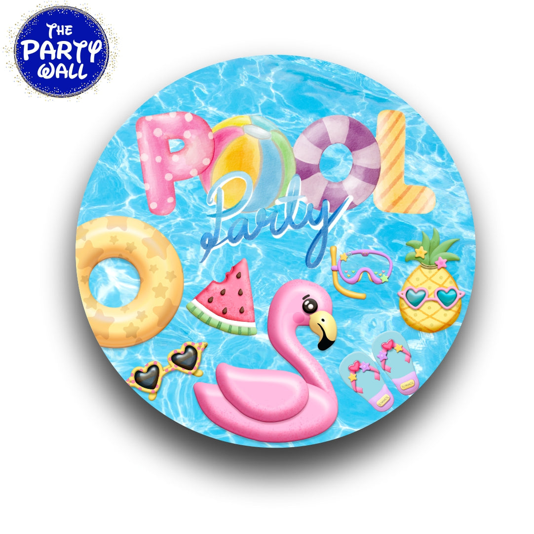 Pool Party / Albercada - Funda para mampara circular