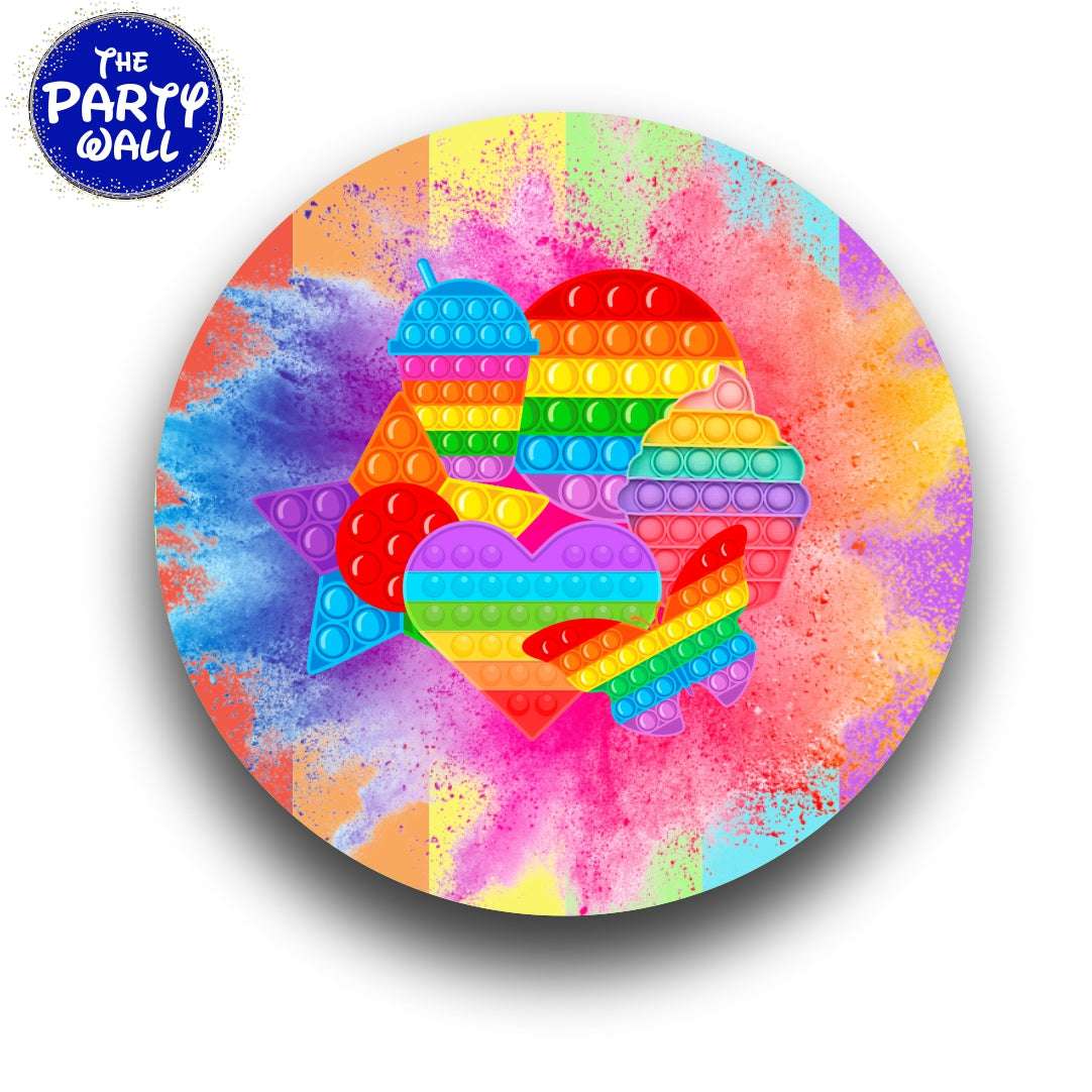 Pop It - Funda para mampara circular