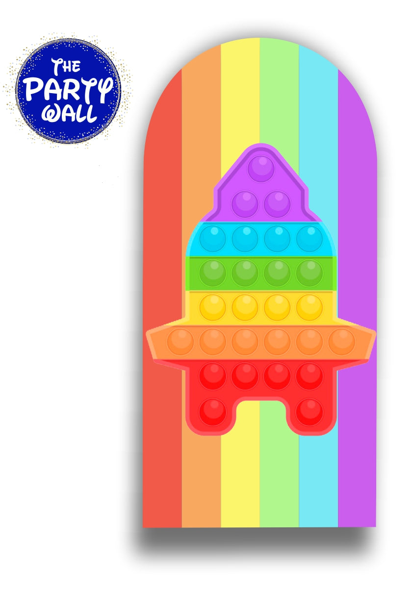 Pop It - Funda para mampara de punta redonda