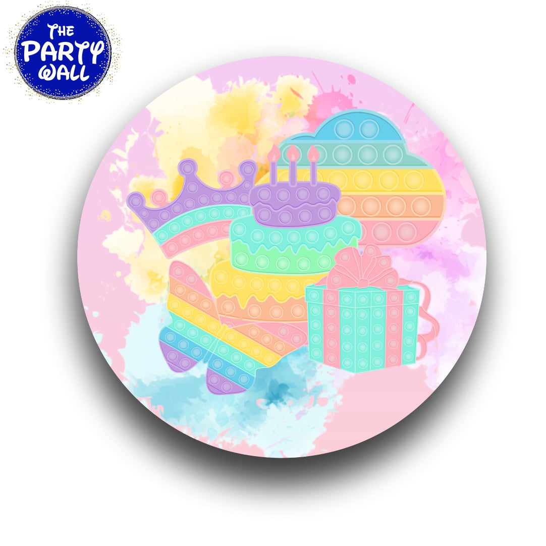 Pop It - Funda para mampara circular