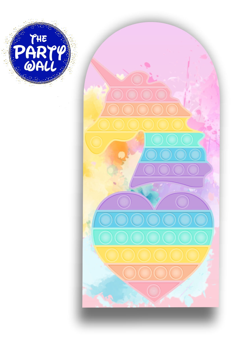 Pop It - Funda para mampara de punta redonda