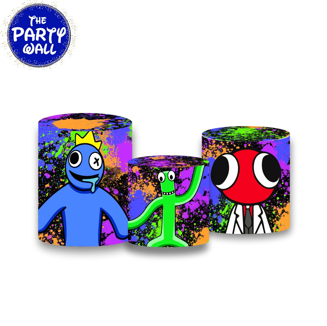 Rainbow Friends - Fundas para cilindros