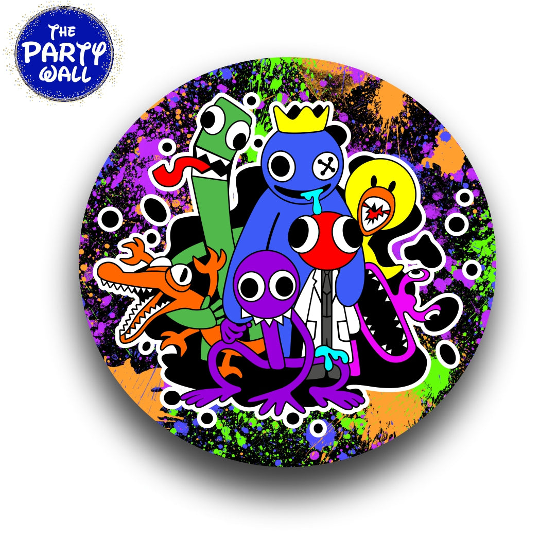 Rainbow Friends - Funda para mampara circular