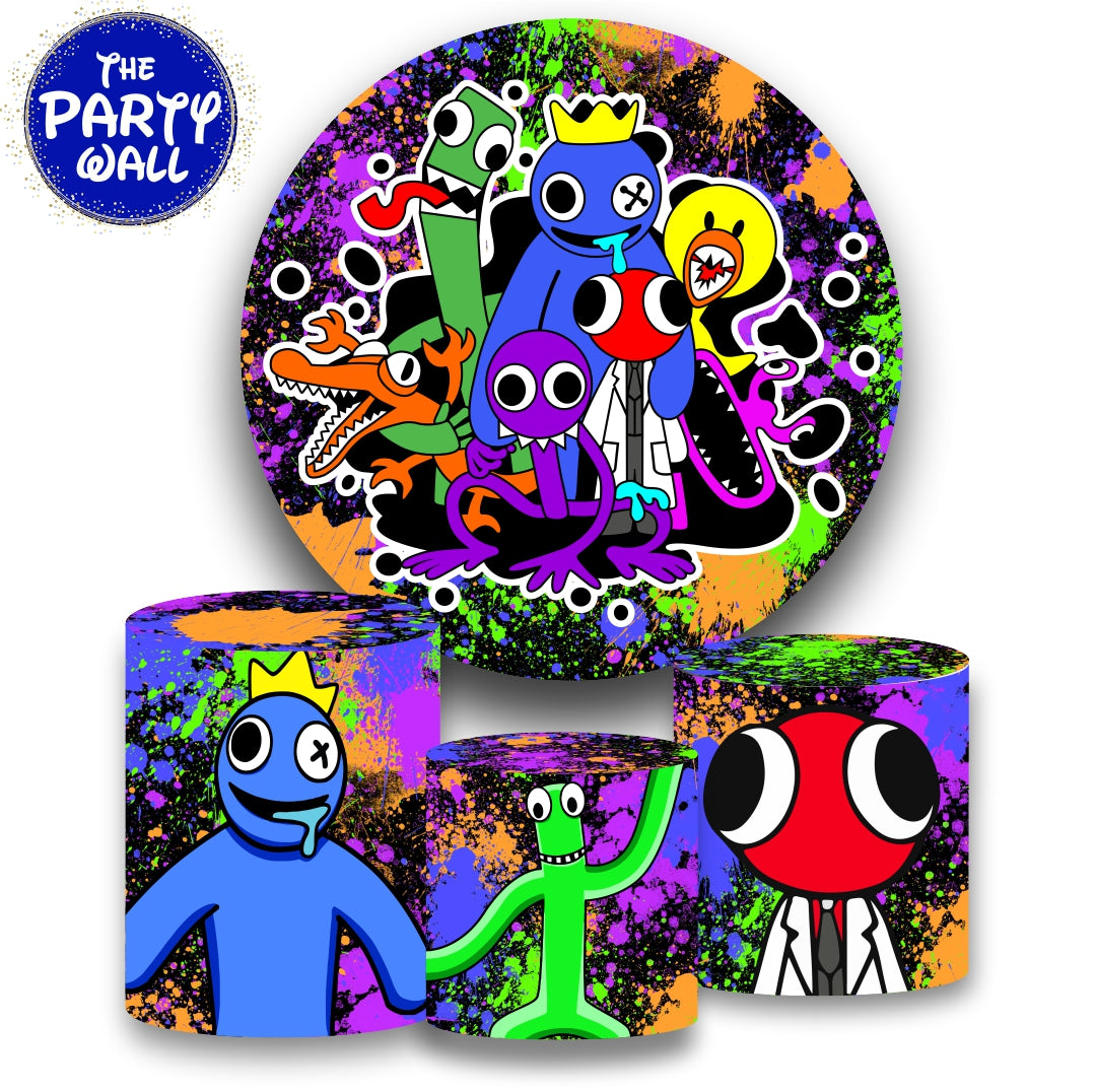 Rainbow Friends - Fundas para set sencillo