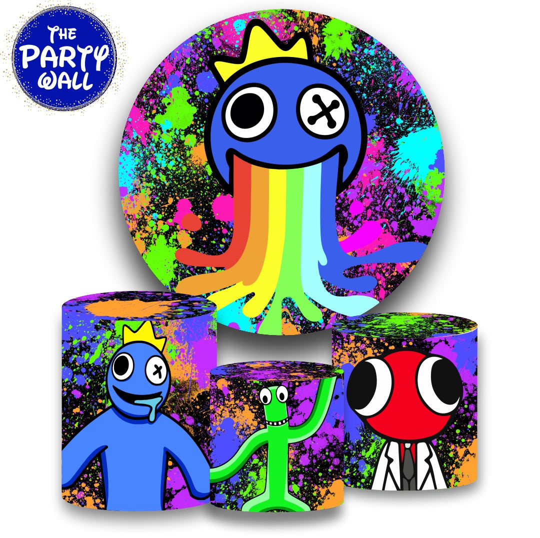 Rainbow Friends - Fundas para set sencillo