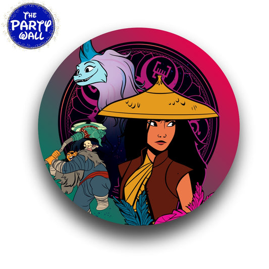 Raya y el último dragón - Funda para mampara circular