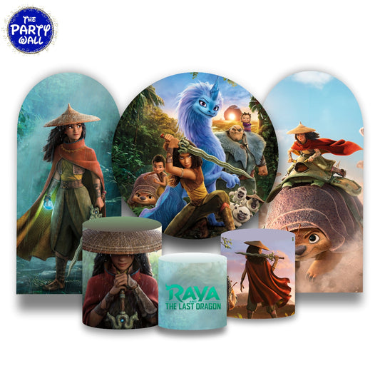 Raya y el último dragón - Fundas para set + 2 complementos
