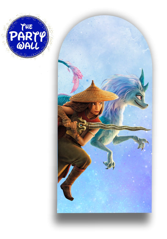 Raya y el último dragón  - Funda para mampara de punta redonda