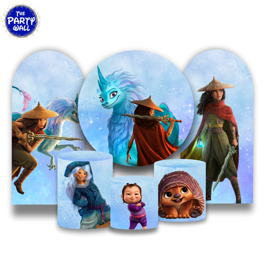 Raya y el último dragón - Fundas para set + 2 complementos
