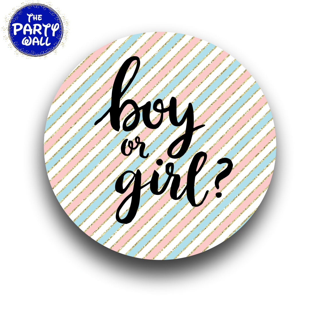 Revelación de Sexo - Funda para mampara circular