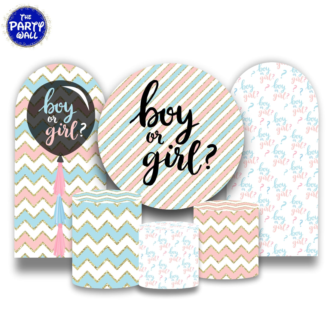 Revelación de Sexo - Fundas para set + 2 complementos