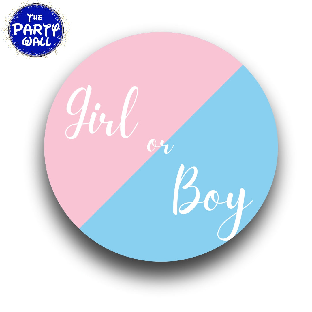 Revelación de Sexo - Funda para mampara circular