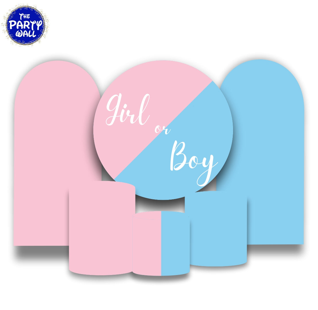 Revelación de Sexo - Fundas para set + 2 complementos