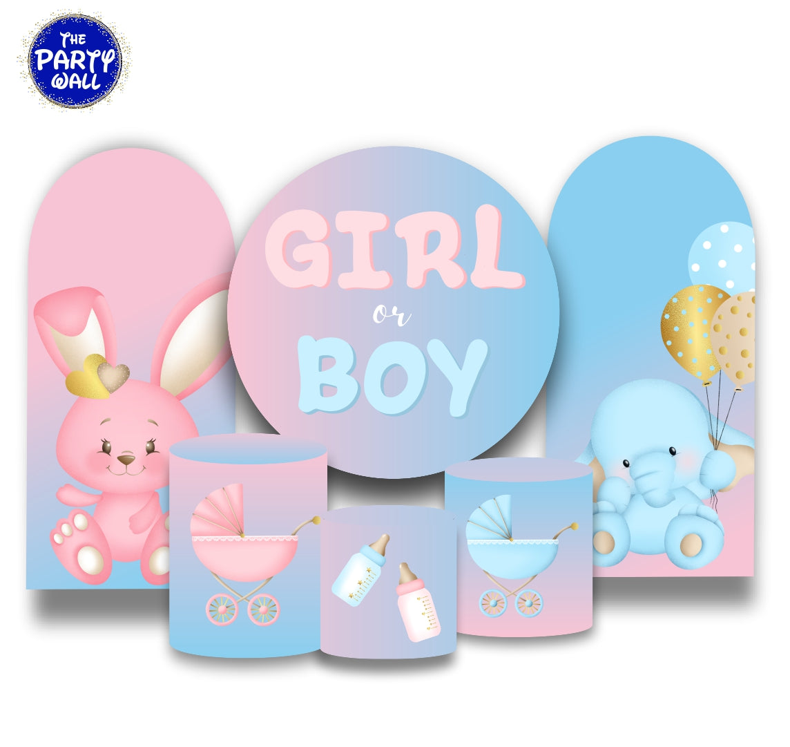 Revelación de Sexo - Fundas para set + 2 complementos