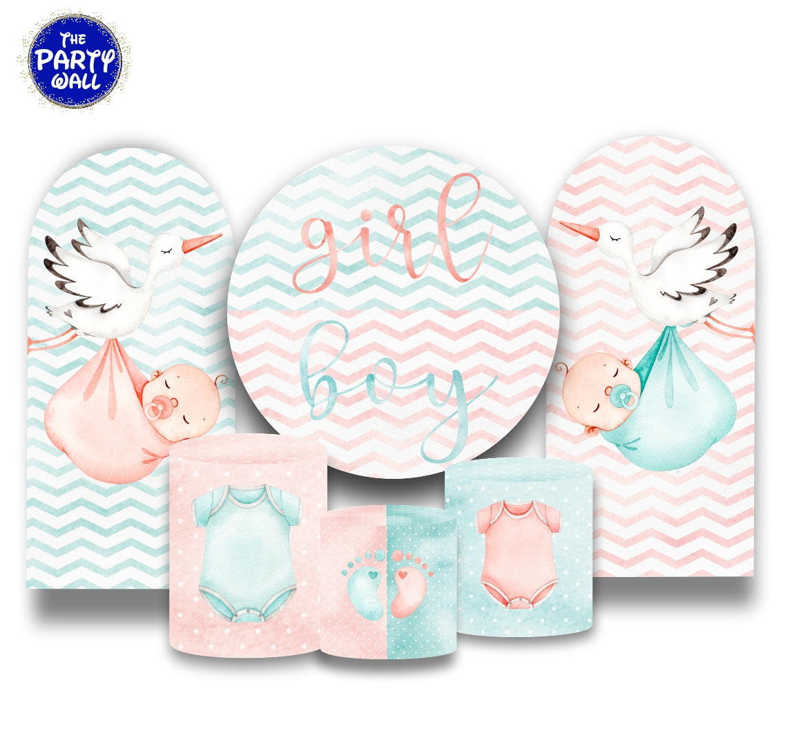 Revelación de Sexo - Fundas para set + 2 complementos