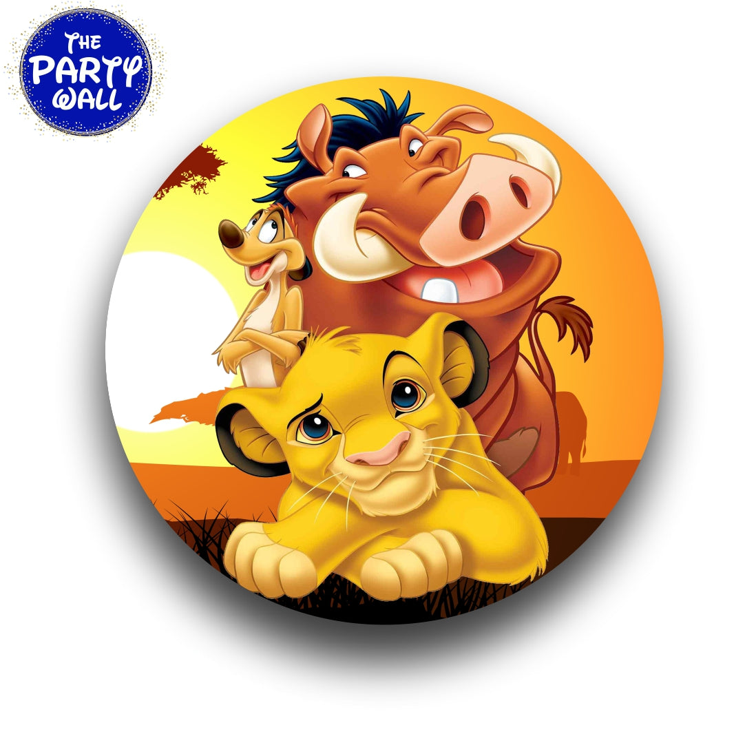 El Rey León - Funda para mampara circular