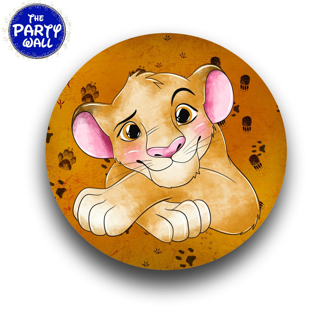 El Rey León - Funda para mampara circular