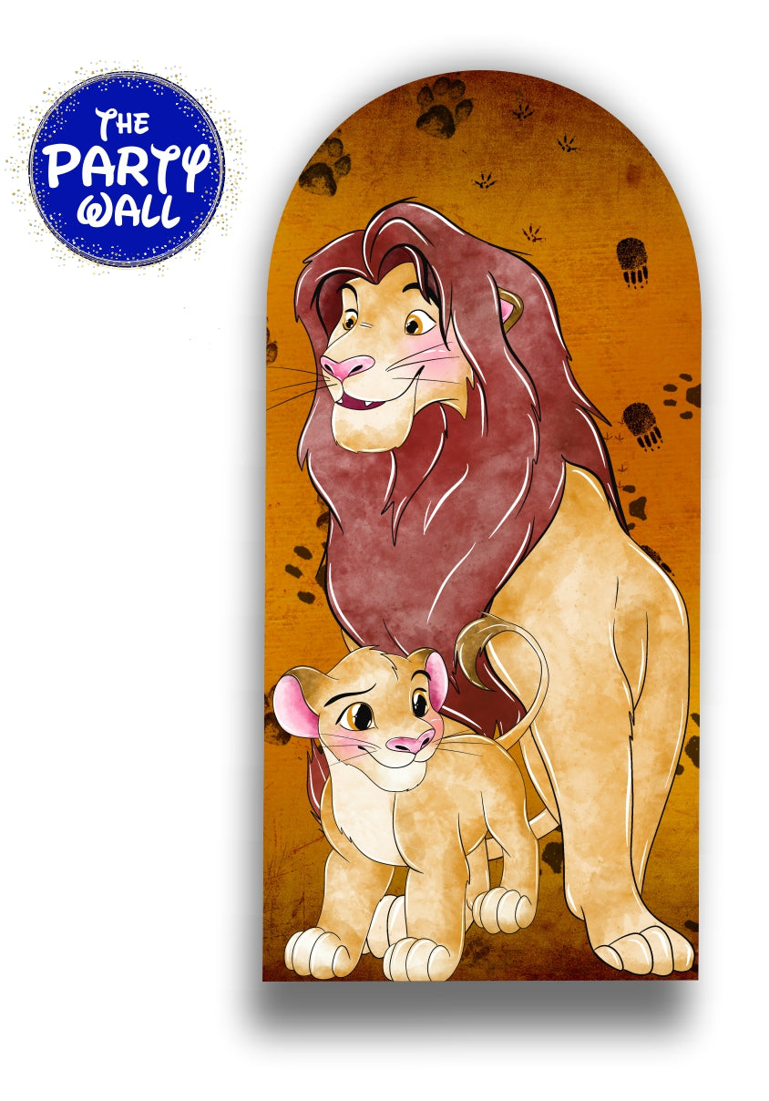 El Rey León - Funda para mampara de punta redonda