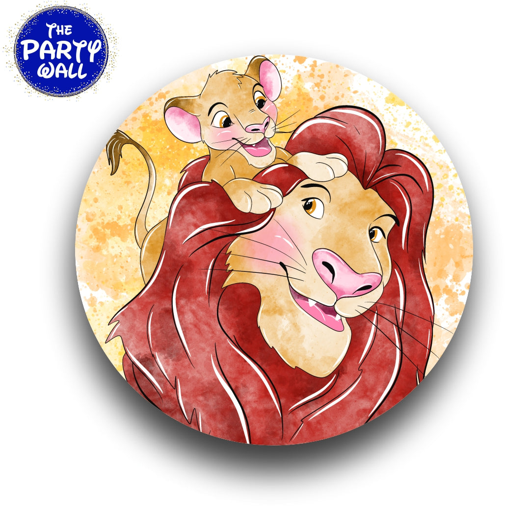El Rey León - Funda para mampara circular