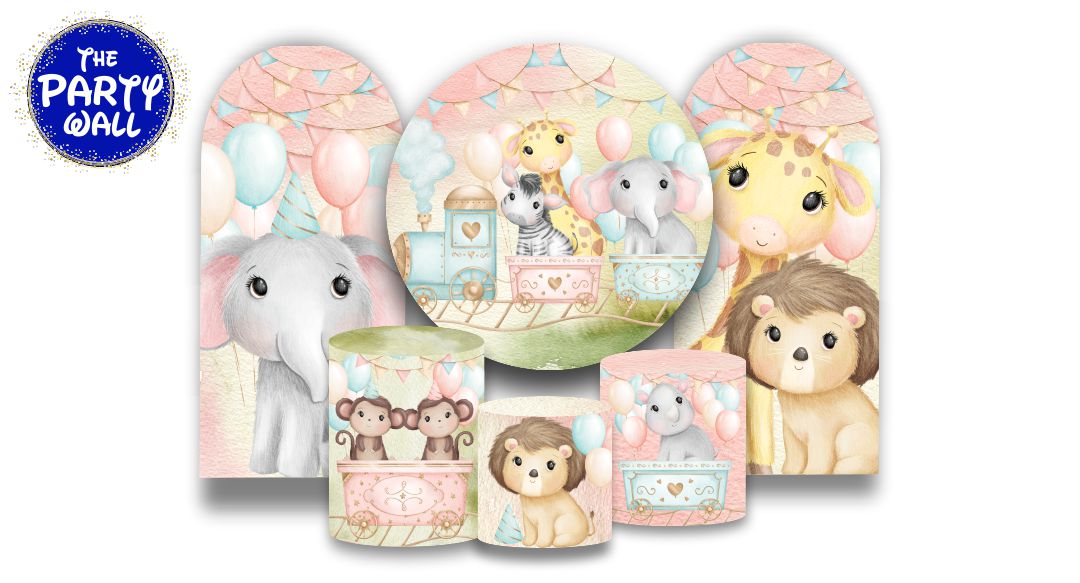Safari Cute - Fundas para set + 2 complementos