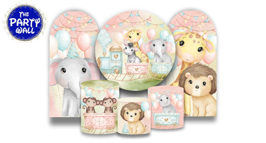 Safari Cute - Fundas para set + 2 complementos