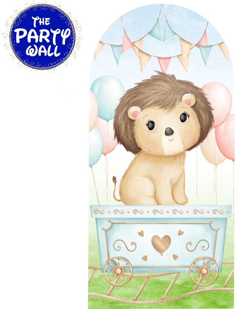 Safari Cute - Funda para mampara de punta redonda