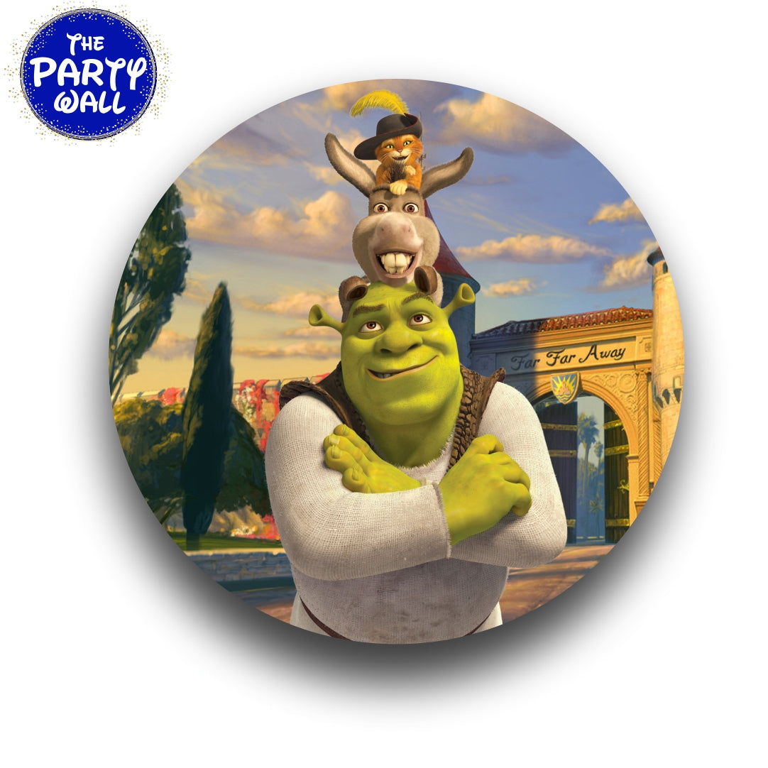 Shrek - Funda para mampara circular