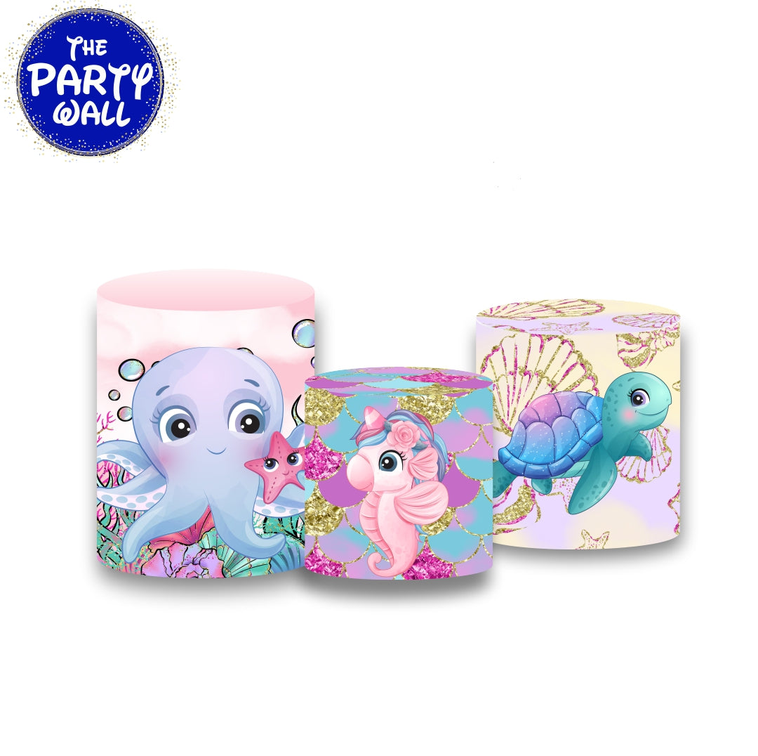 Sirenas Cute - Fundas para cilindros