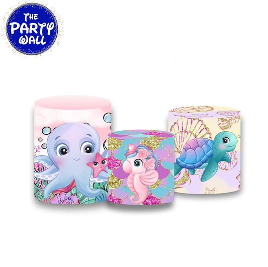 Sirenas Cute - Fundas para cilindros