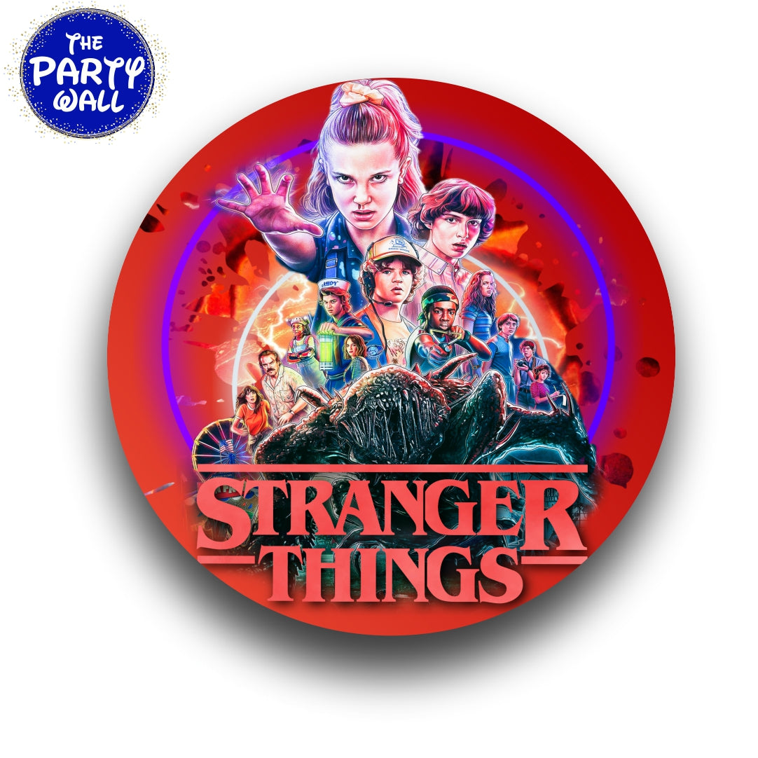 Stranger Things - Funda para mampara circular