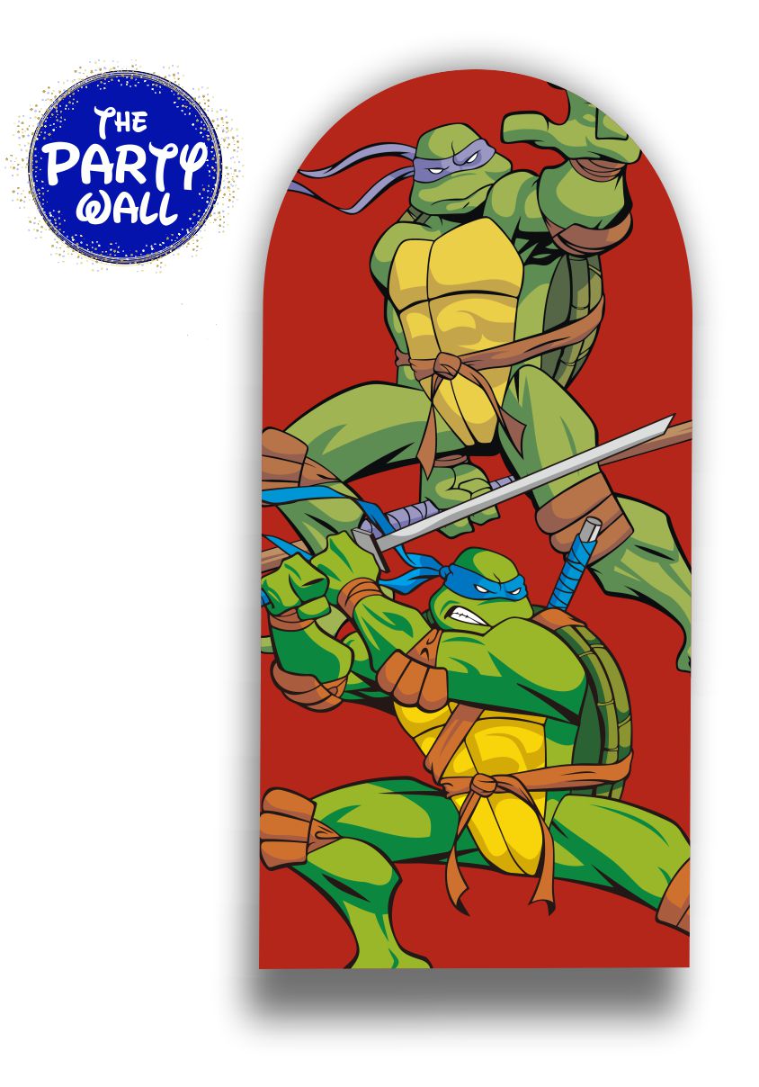 Tortugas Ninja - Funda para mampara de punta redonda