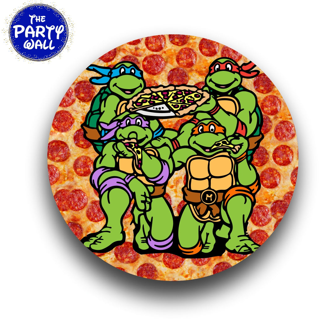 Tortugas Ninja - Funda para mampara circular